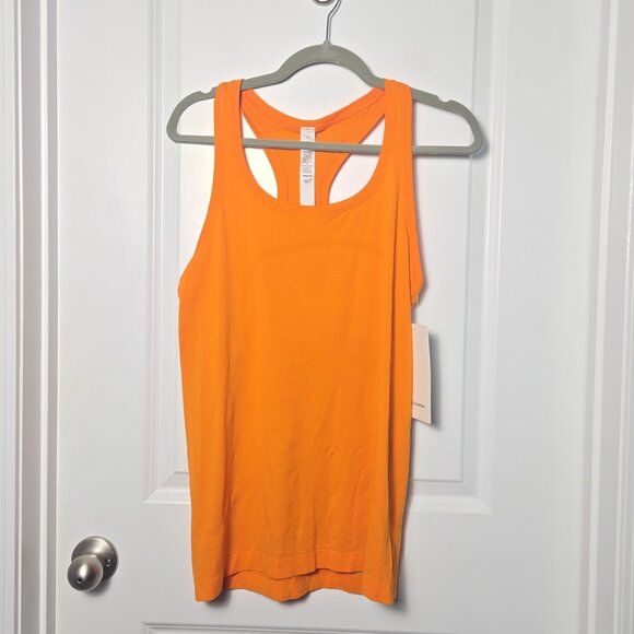 NWT Lululemon Swiftly Tech Racerback Tank 2.0 *Hip Length - 10 Orange Flash - Picture 3 of 7